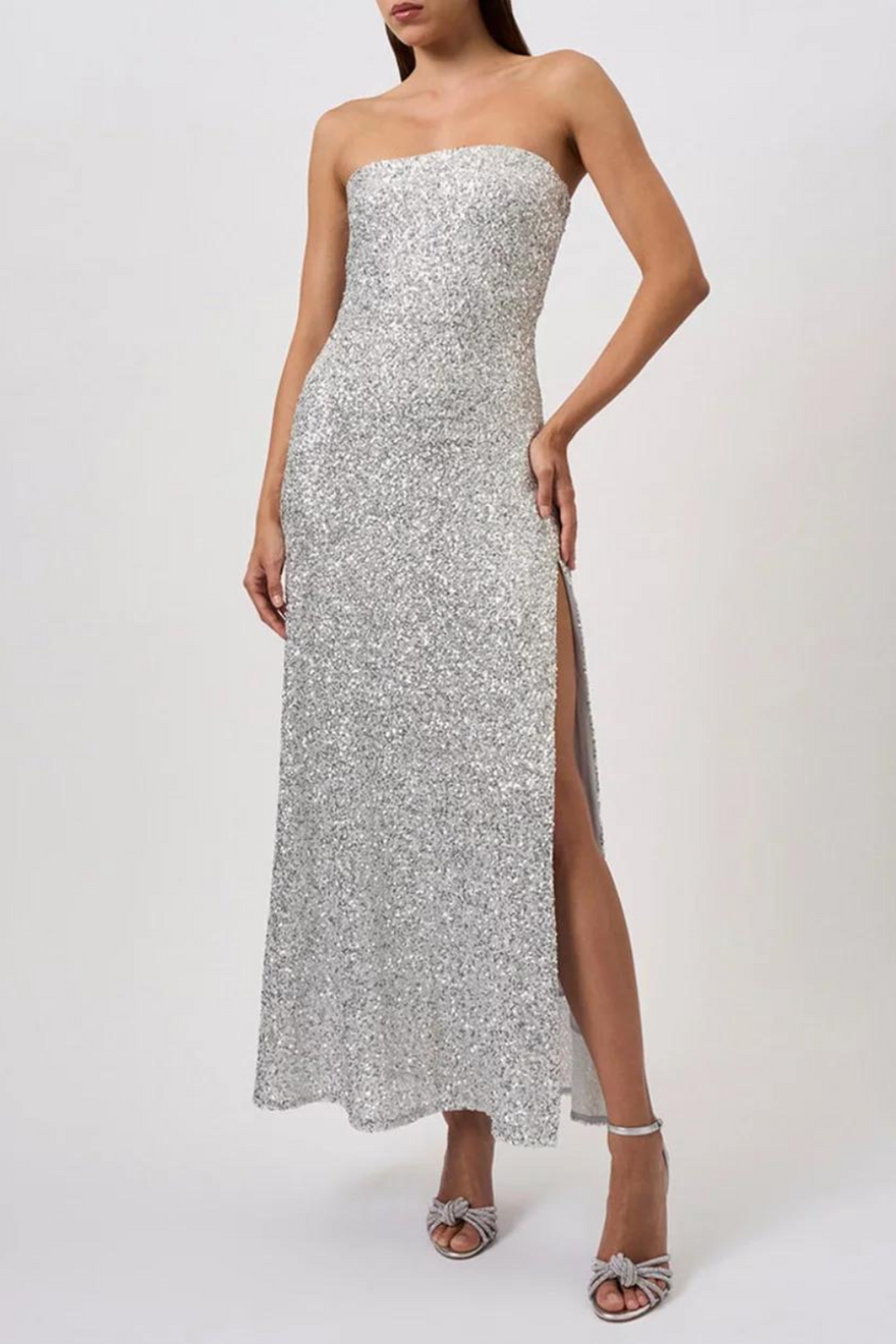 By Johnny Skylar Sequin Long Line Dress photo 4