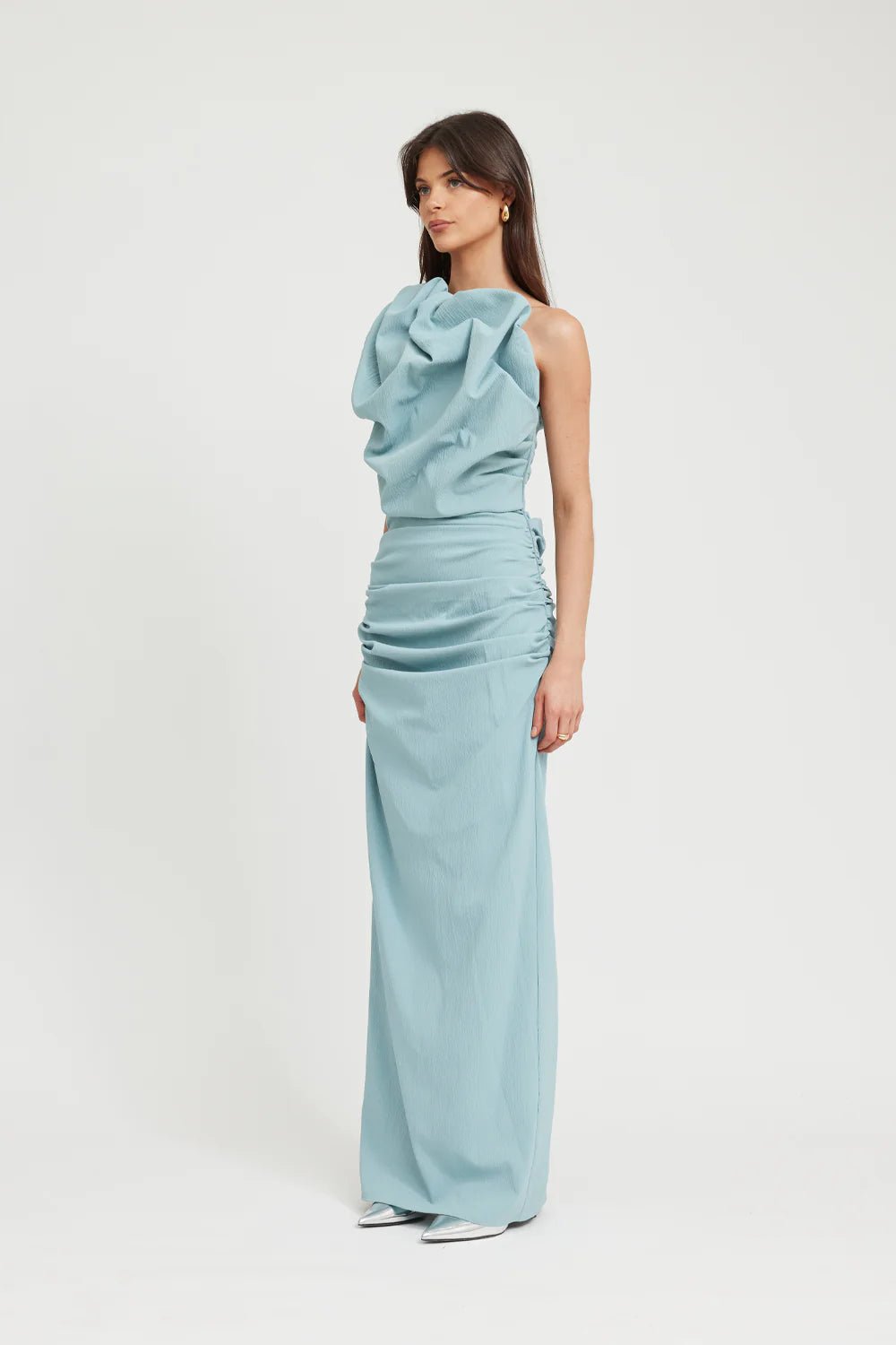 TOJHÀ COBURN DRESS - ICE BLUE photo 5