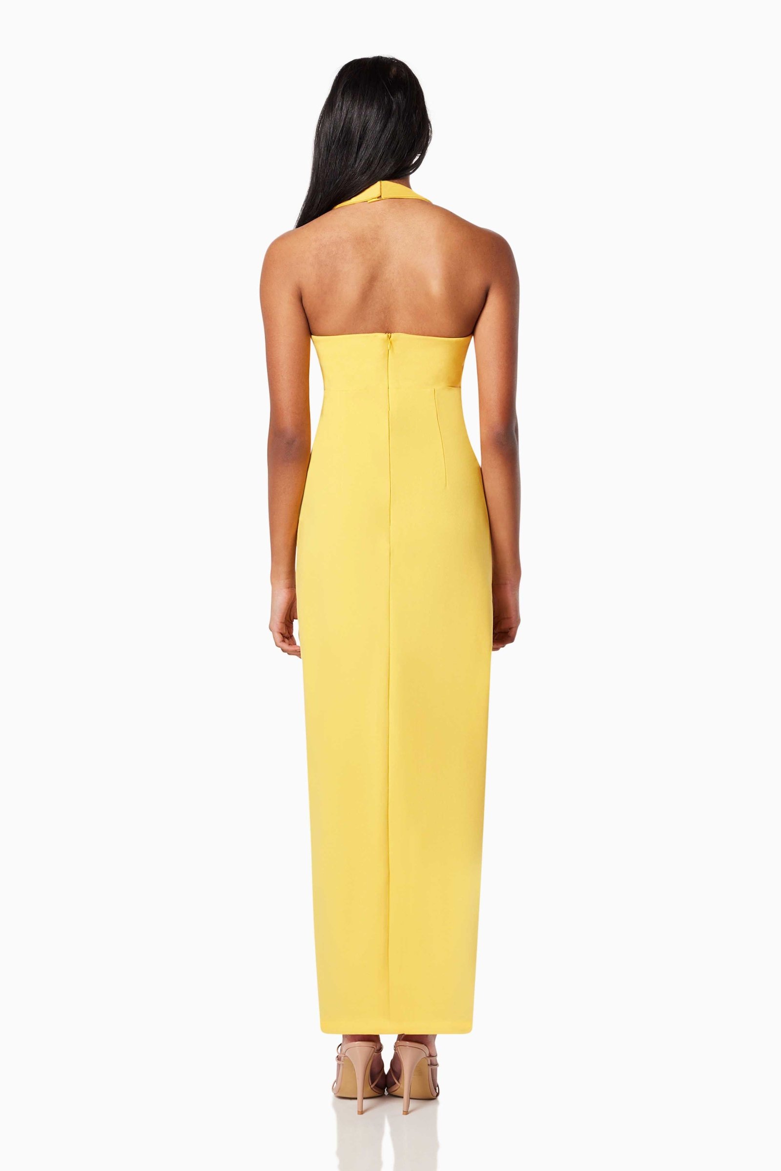 ELLIATT TUNING DRESS - YELLOW photo 6