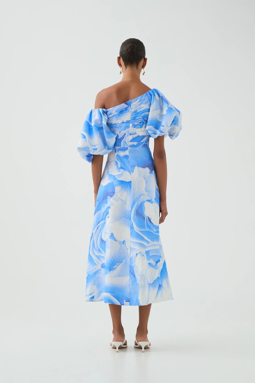 Aje Cadence Ruched Midi Dress photo 2