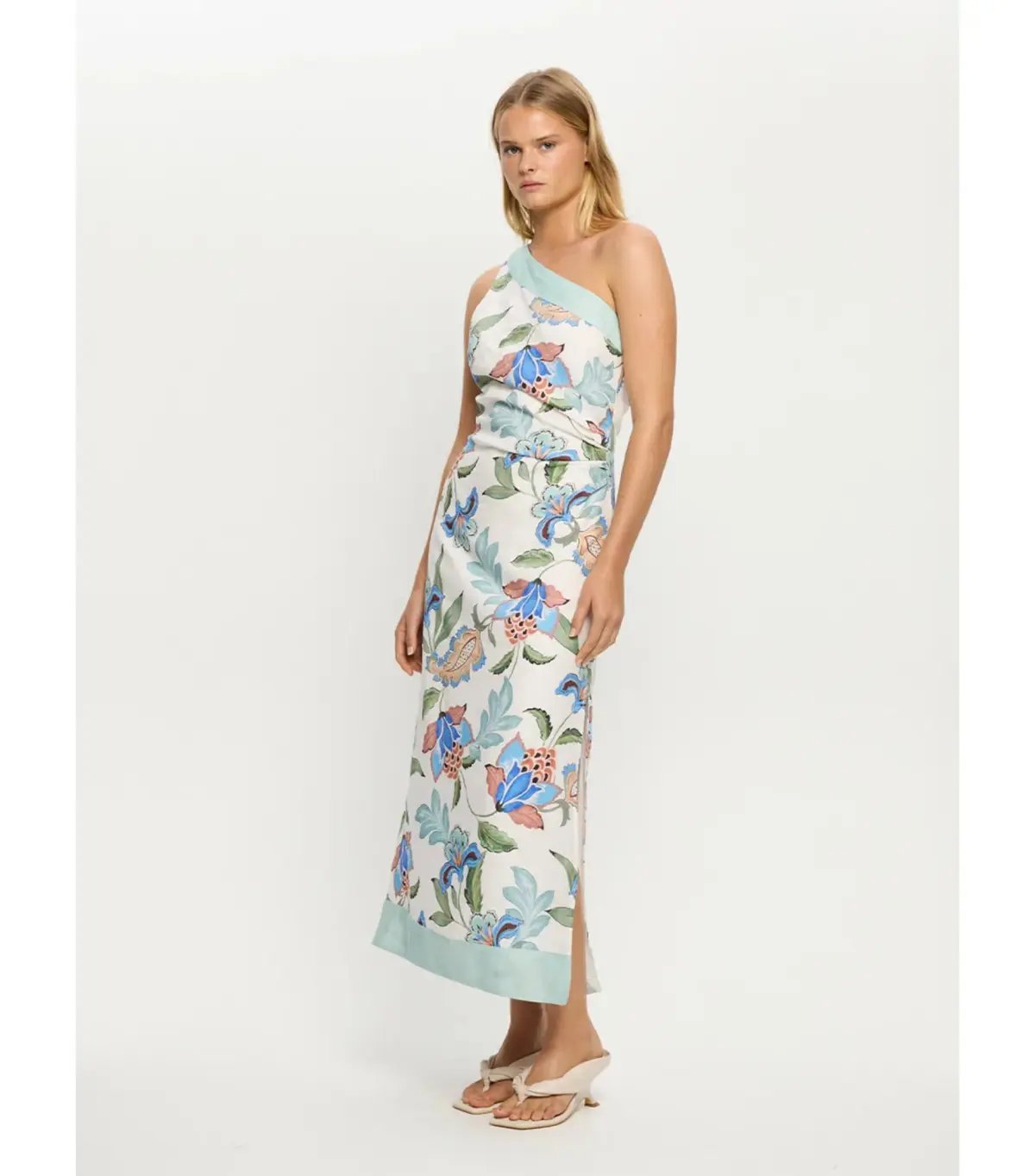 Kivari Azure Midi Dress Floral Size AU 12 photo 2