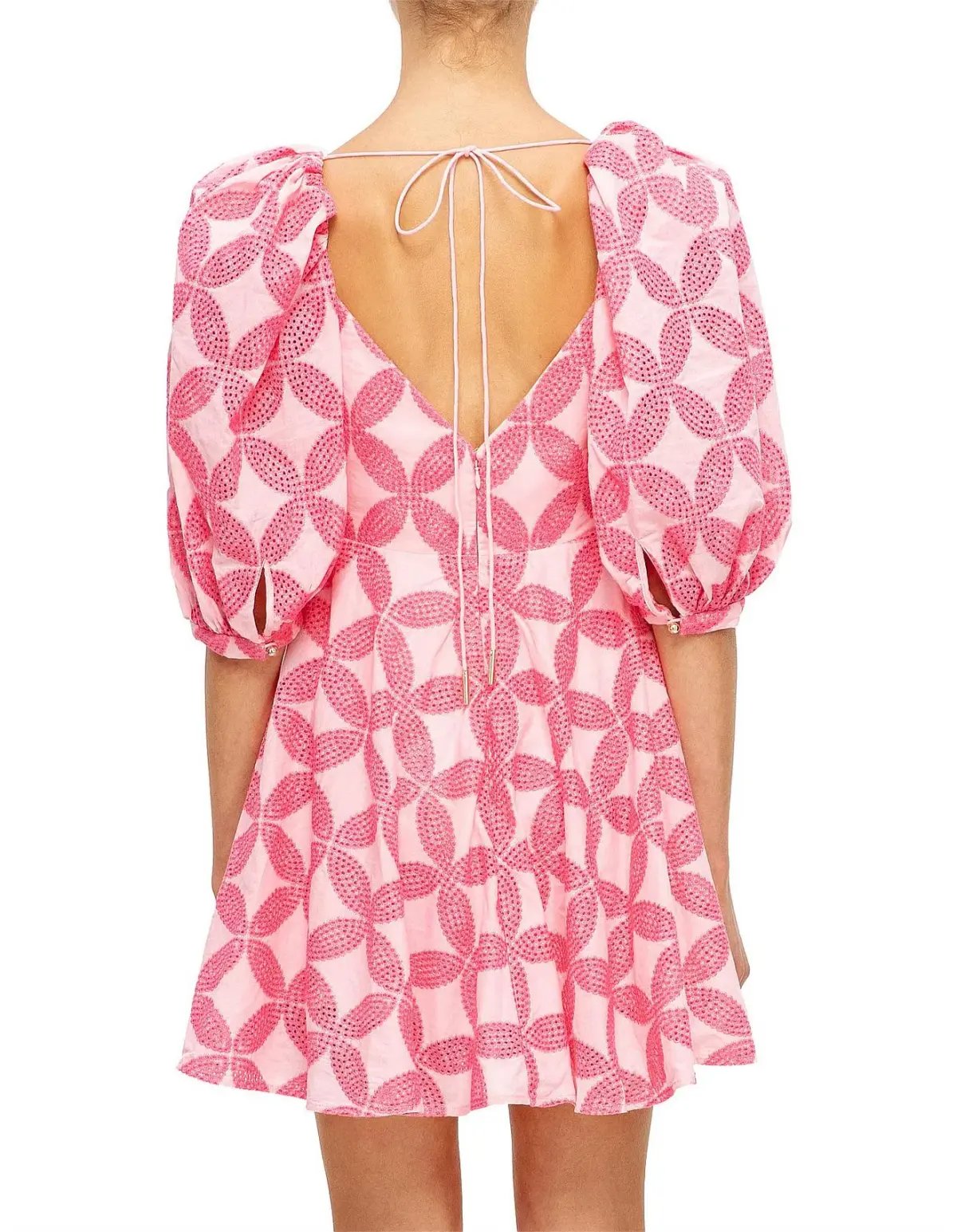 Acler Perry Mini Dress Pink Size 10 photo 3