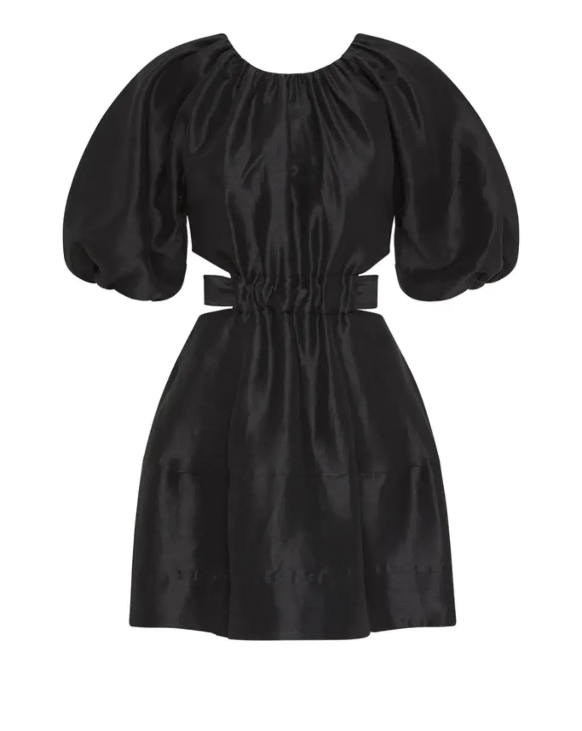 AJE Mimosa Cut Out Mini Dress Black Size 10 photo 5