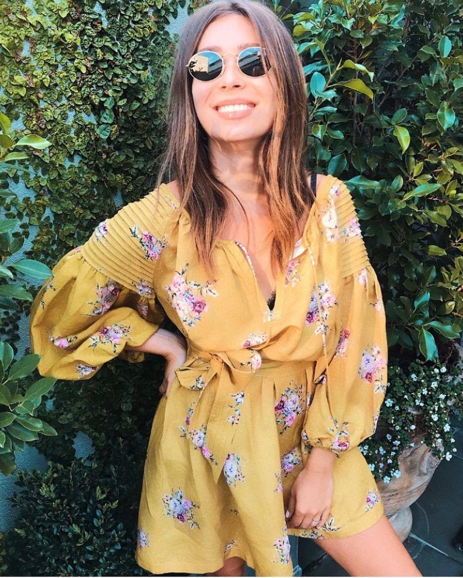 Steele - Bellflower Smock Dress Yellow Size 6 photo 2