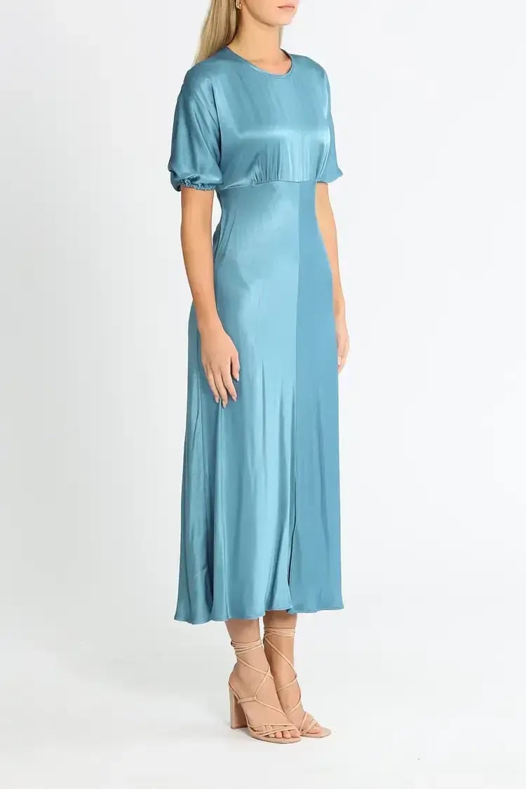 Kate Sylvester Aimee Maxi Dress Blue Size 12 photo 2