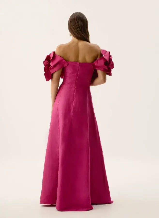 Aje Etta Gown Pink Size AU 10 photo 4