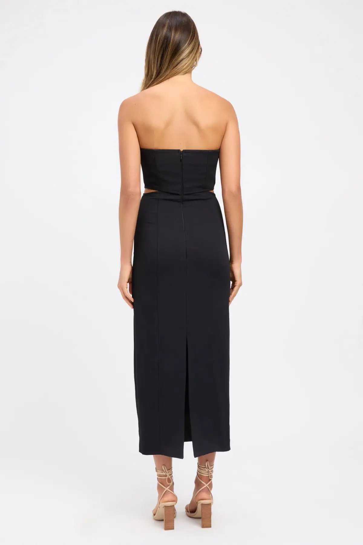 Kookai Oyster Cut Midi Dress Size 8 photo 2