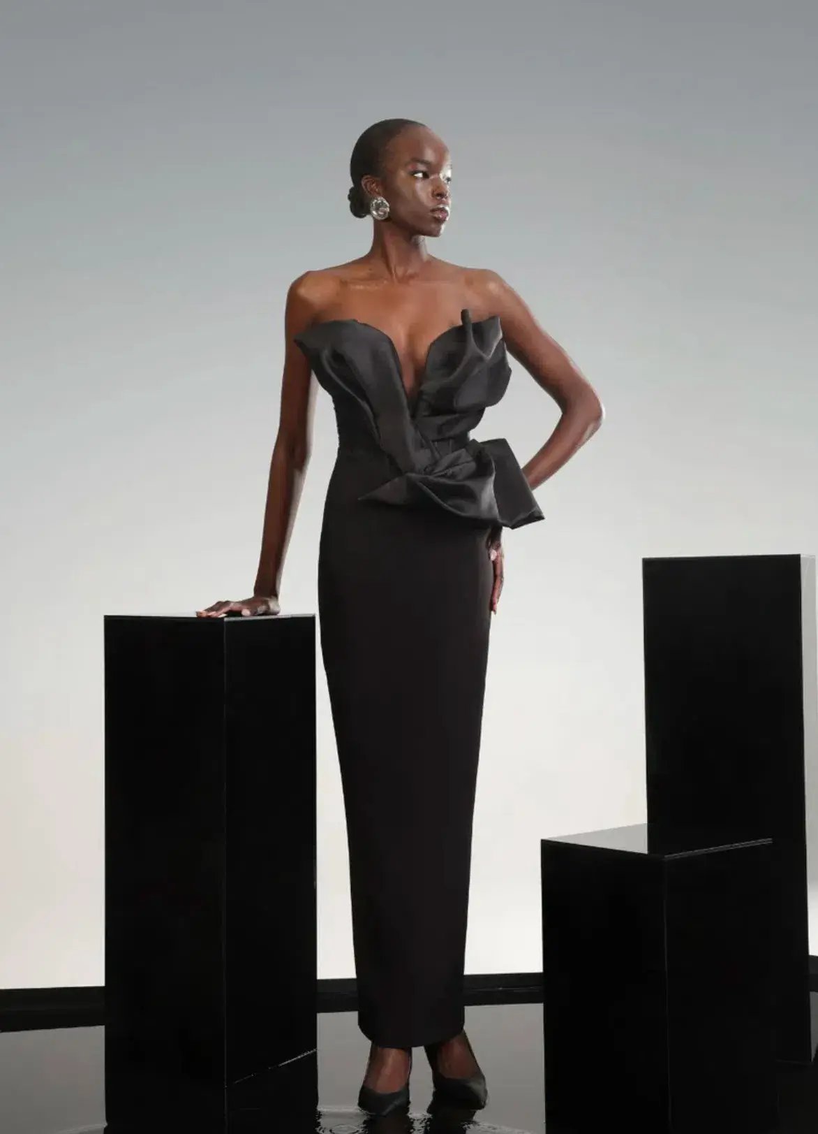 Eliya the Label Auri Gown black XS photo 2
