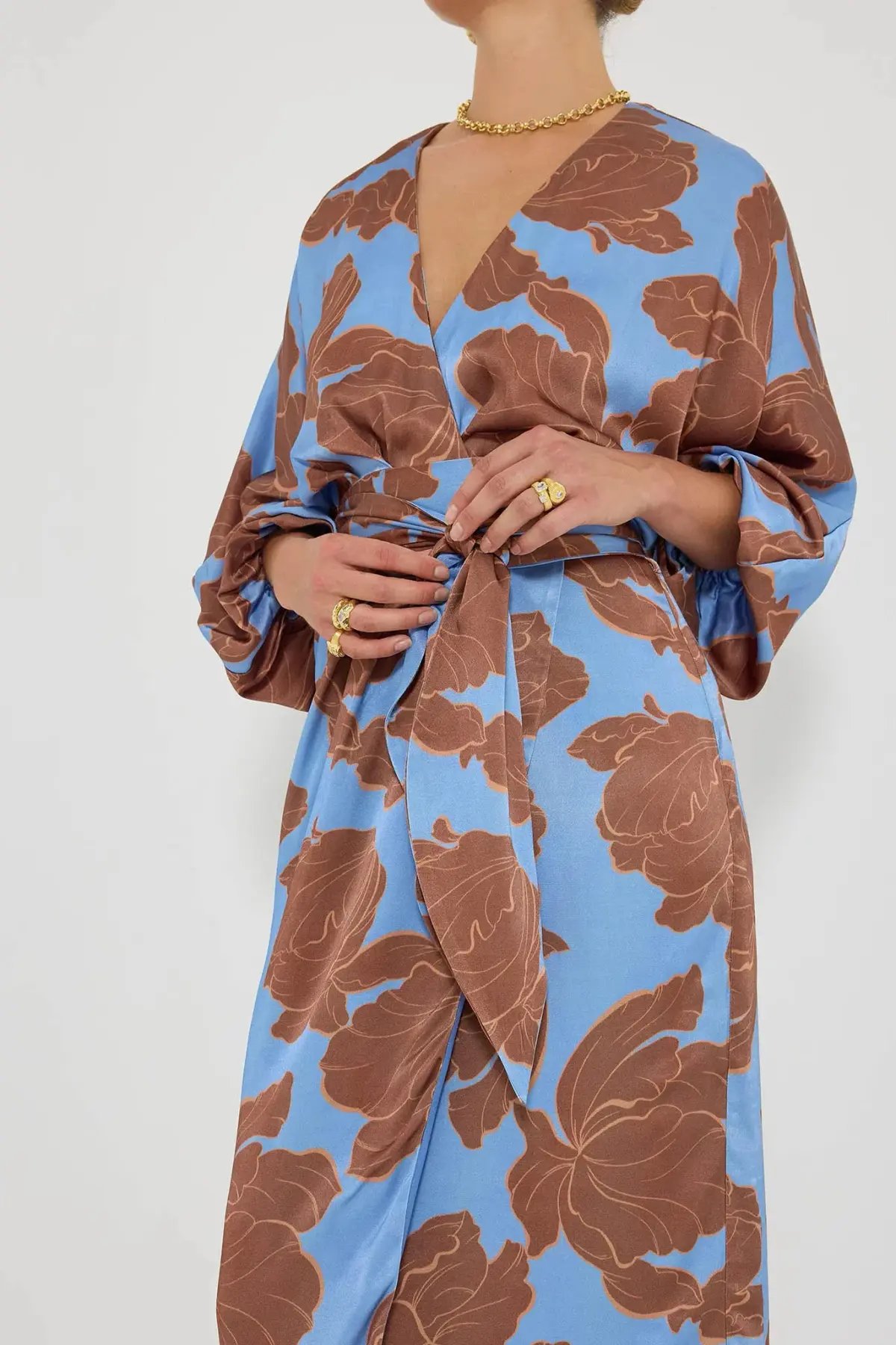 PASDUCHAS LUCENT WRAP MIDI / SIZE 16 photo 6