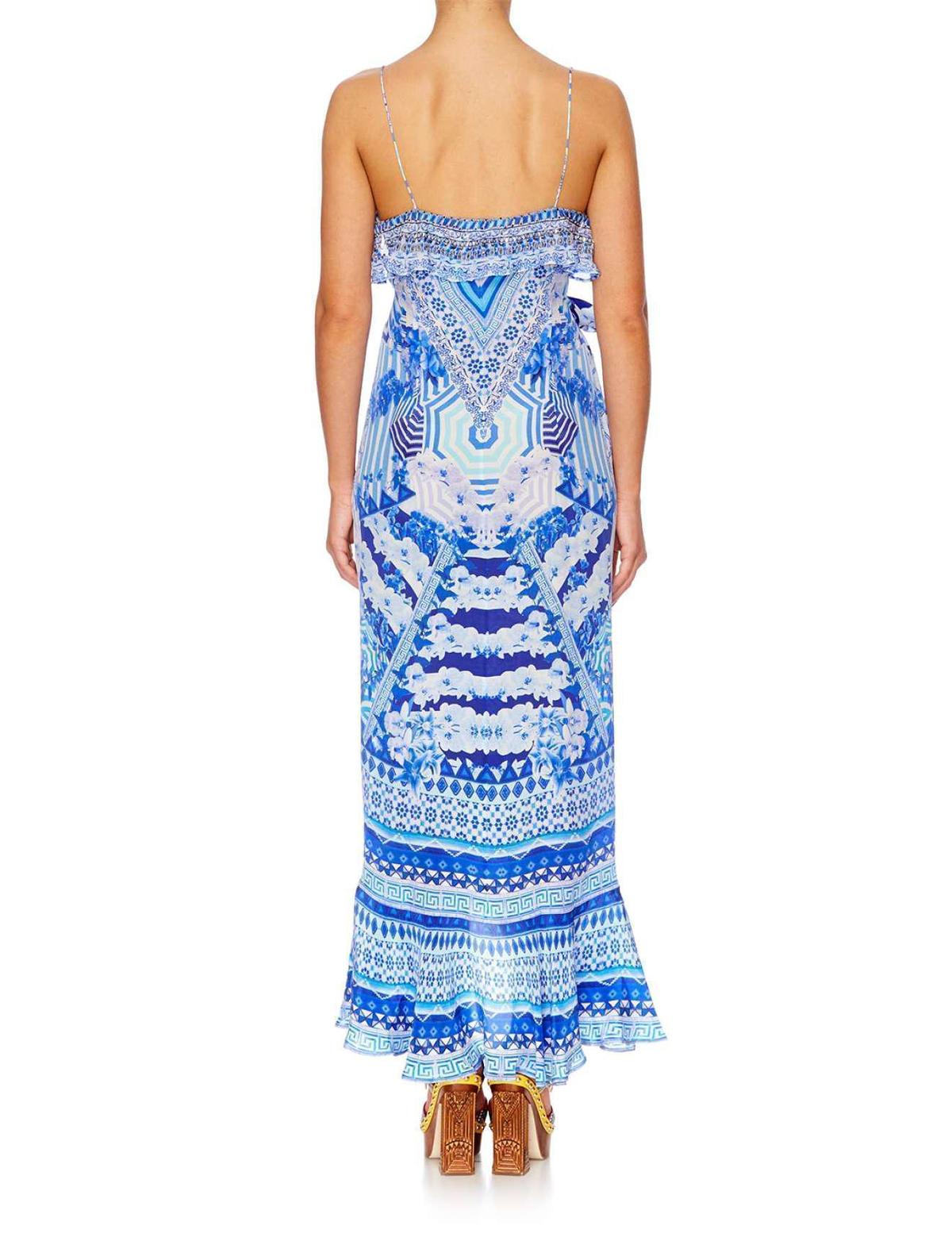 Camilla Throwing Shade Long Wrap Dress Size 8 photo 2