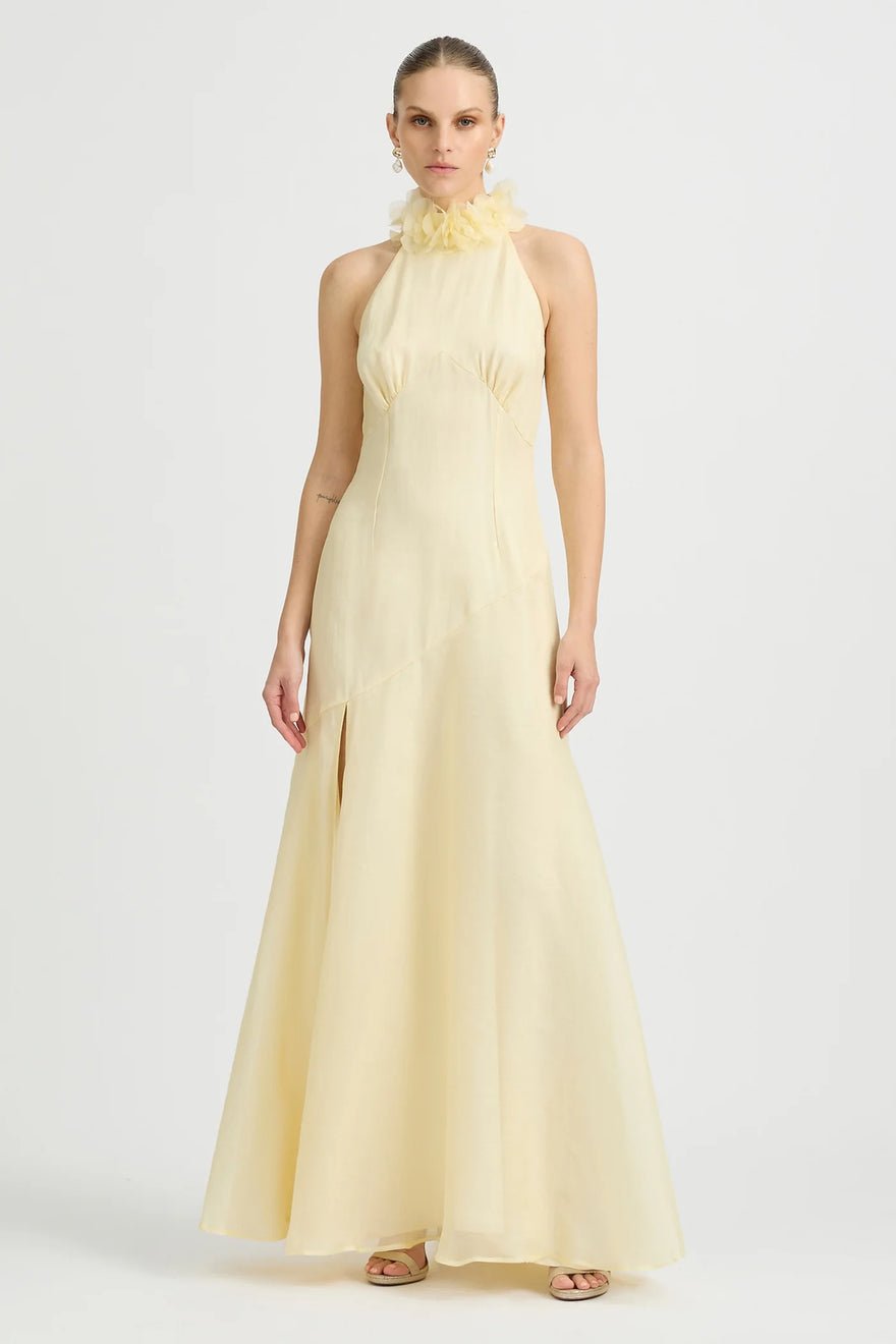 Sonya Noelle Gown - Butter Yellow photo 2
