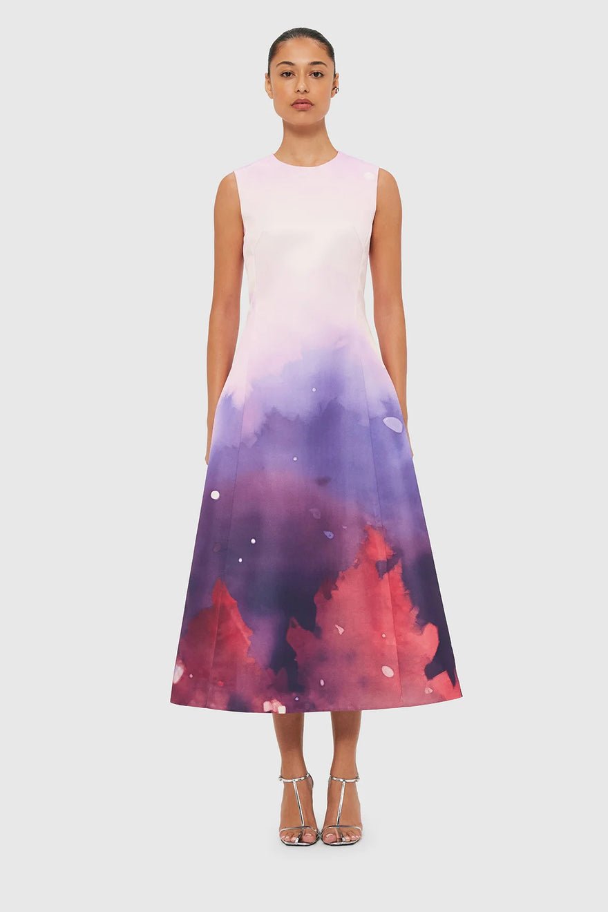 Leo Lin Cleo Sleeveless Midi Dress - Fairground Print photo 4