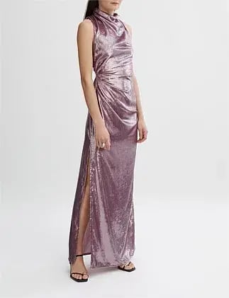 Willow Nara Maxi Dress Lilac Size AU 8 photo 3