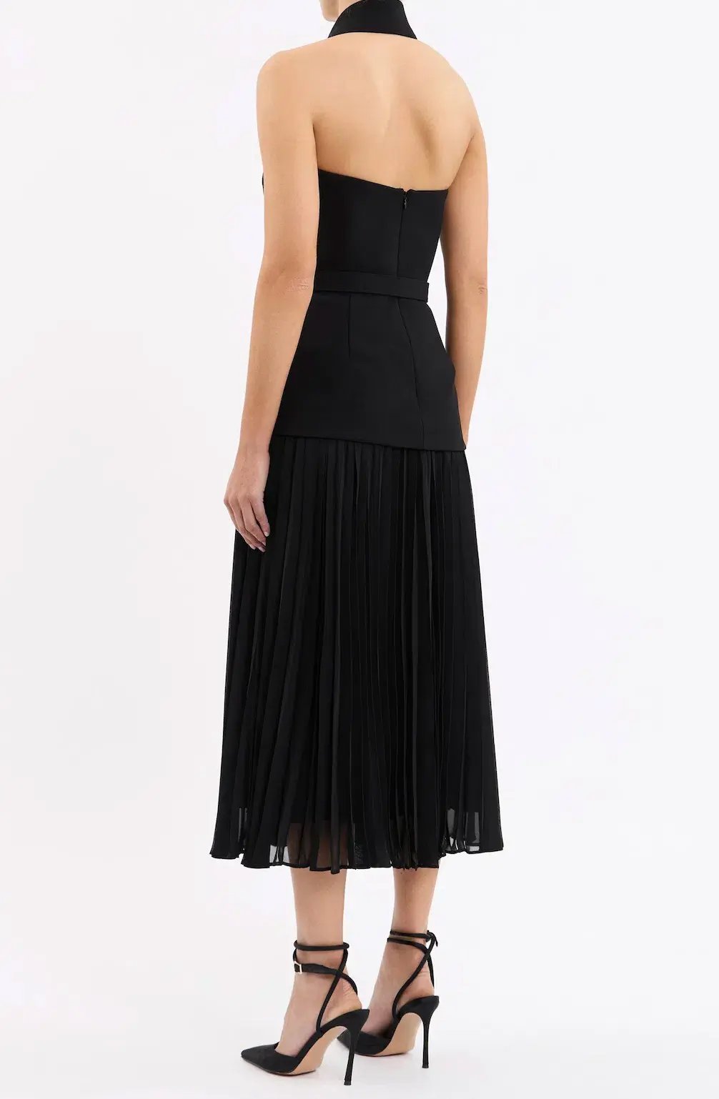 Rebecca Vallance Emma Midi Dress Black Size 10 photo 2