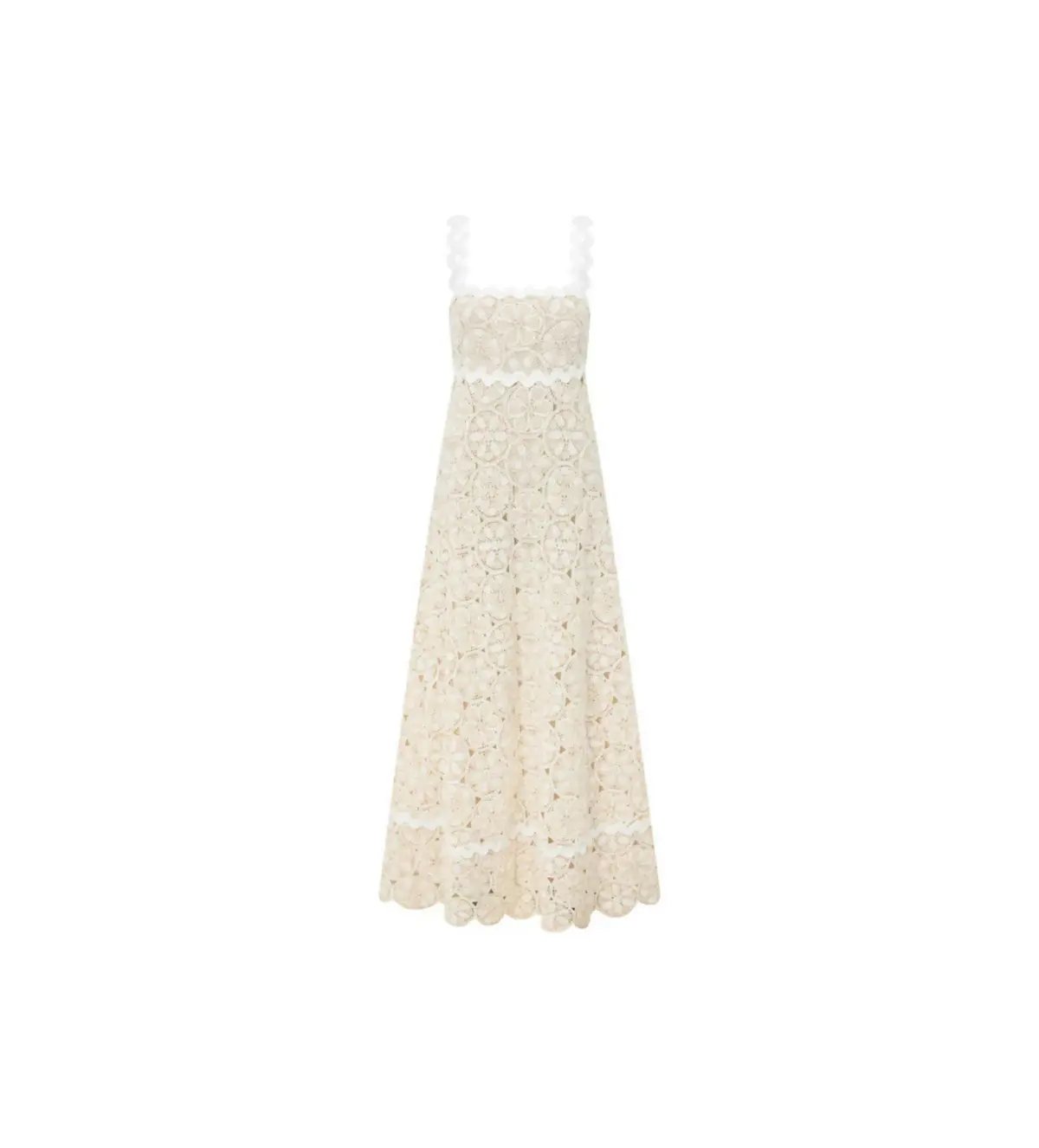 Zaco Dalton Crochet Dress White Size Au 10 photo 2