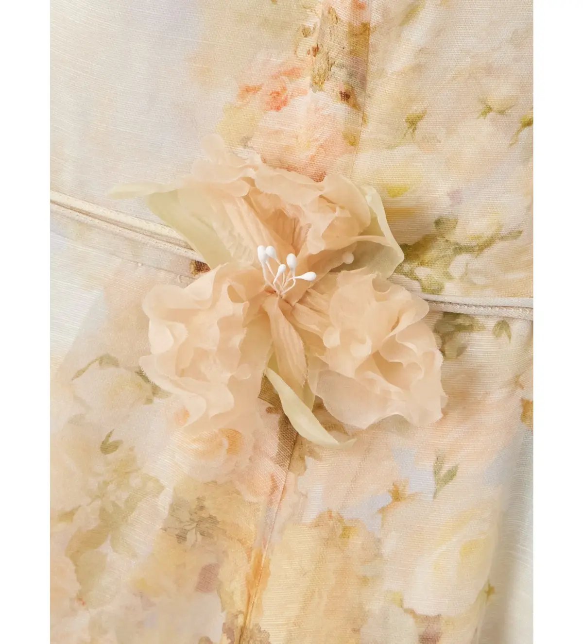 Zimmermann Memento Picnic Midi Dress in Rose Arbor Size 2 / AU 12 photo 3
