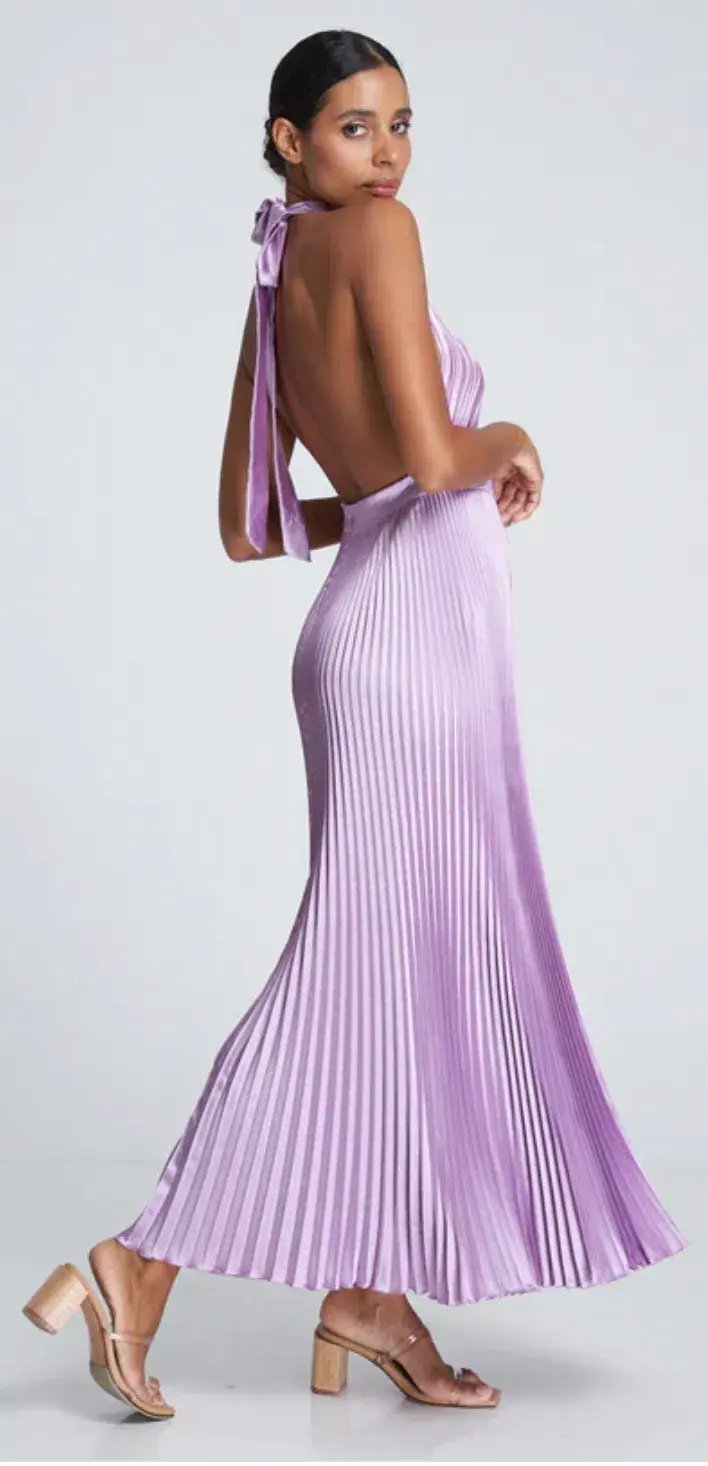 Lidee Renaissance Slit Gown Violet Size 6 / XS photo 3