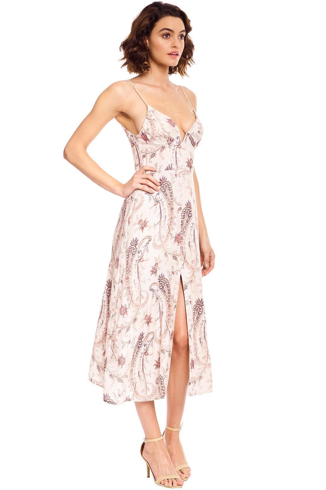 Zimmermann Mischief Bralette Midi Dress Floral Size 1 / AU 10 photo 2