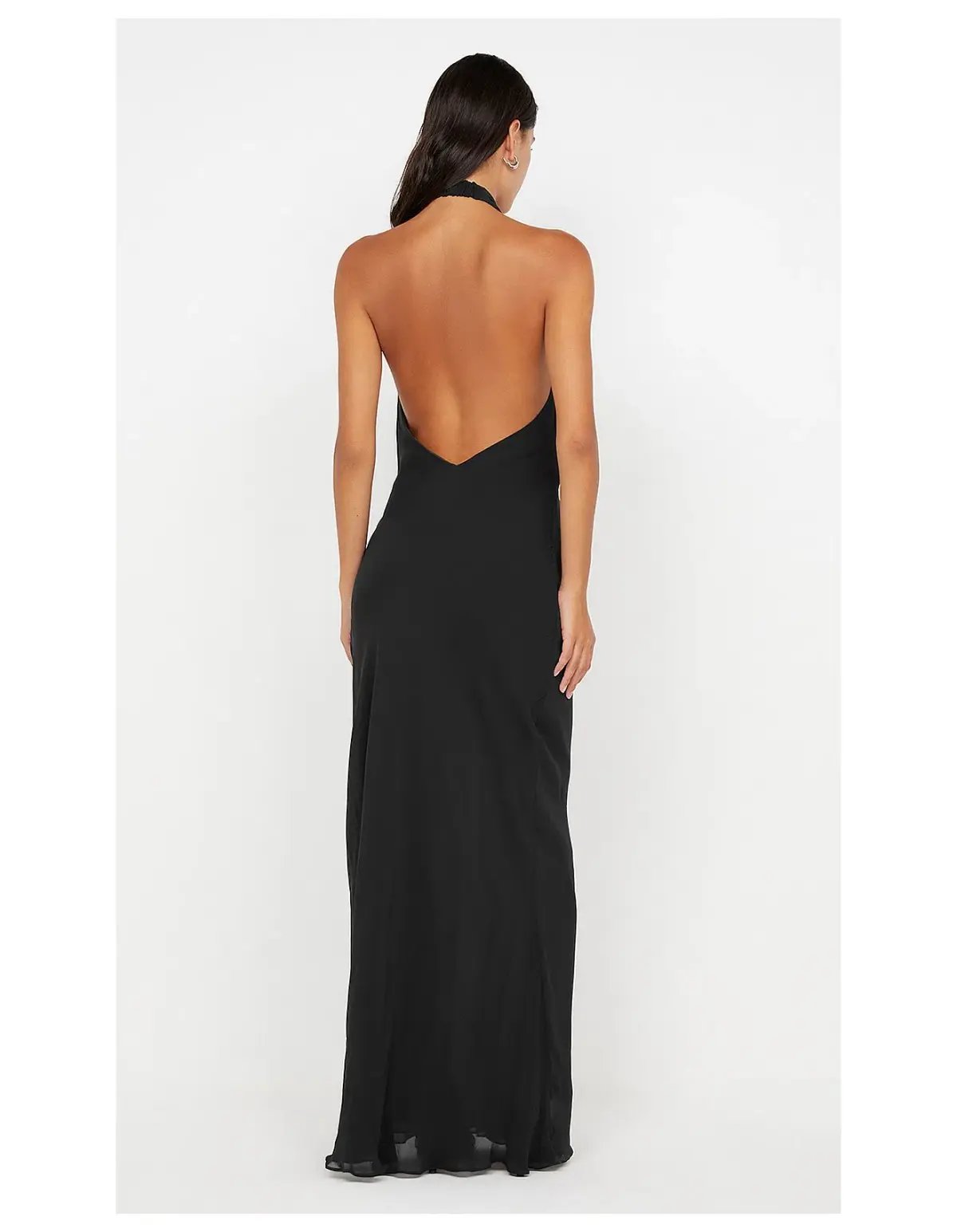Bec and Bridge Soneva Wrap Halter Dress in Black Size S / AU 8 photo 3