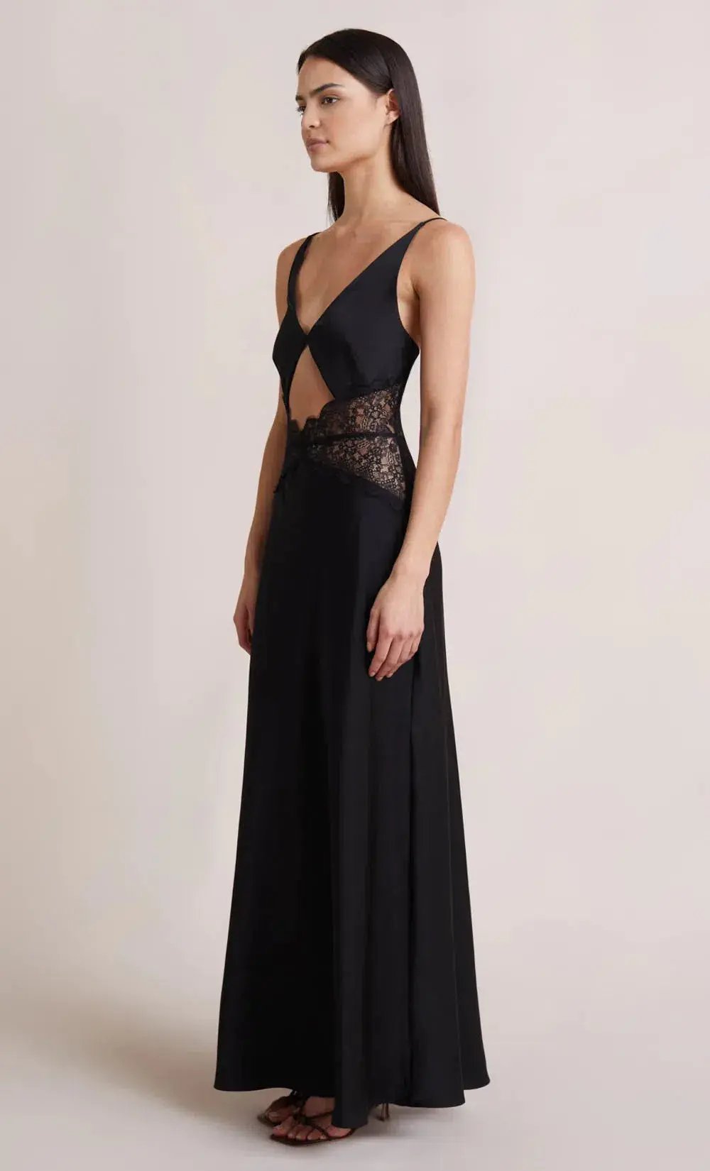 Bec & Bridge Camille Maxi Dress Black Size 8 photo 2