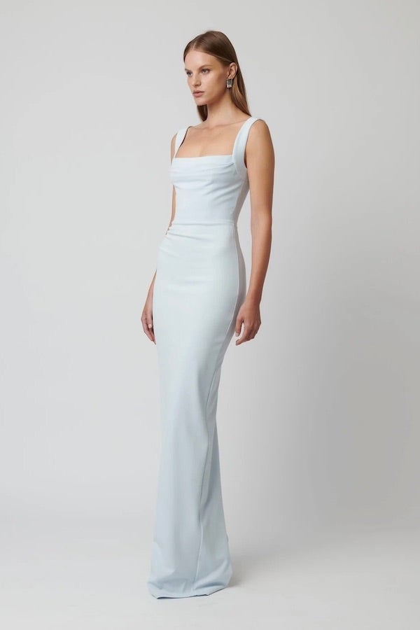 EFFIE KATS MARBELLA GOWN - ICE BLUE photo 2