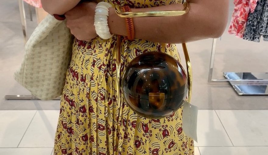 Cult Gaia Pearl Bag | Tortoiseshell photo 3