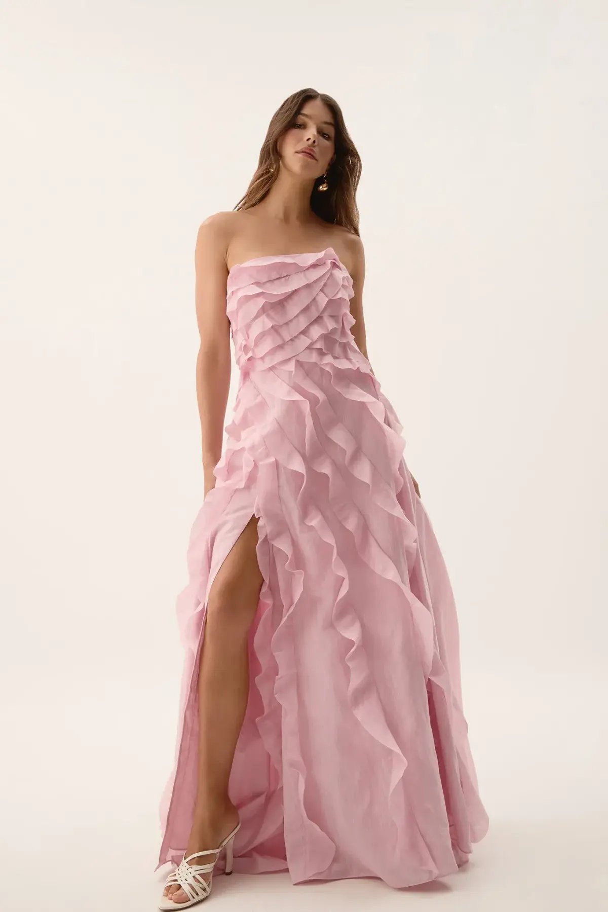 Aje Allairie Gown Pink Size 8 photo 2