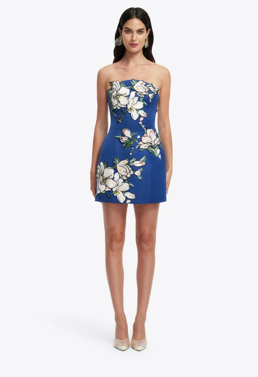 Leo Lin Zaria Applique Floral Bustier photo 2