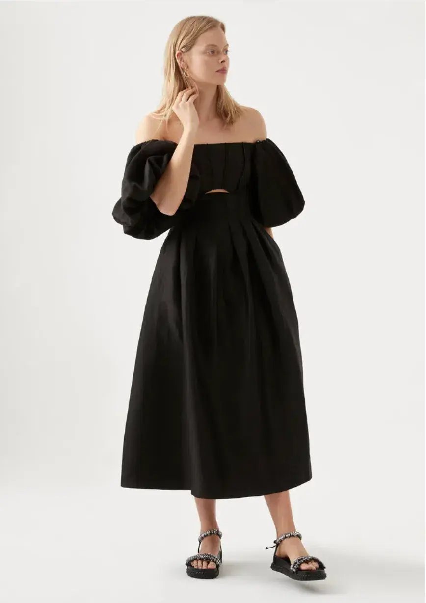 Bec & Bridge Tectonic Dress Black Size AU 12 photo 10