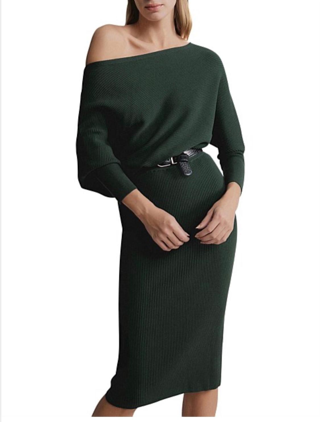 Witchery Off Shoulder Knit Dress size 8 photo 2