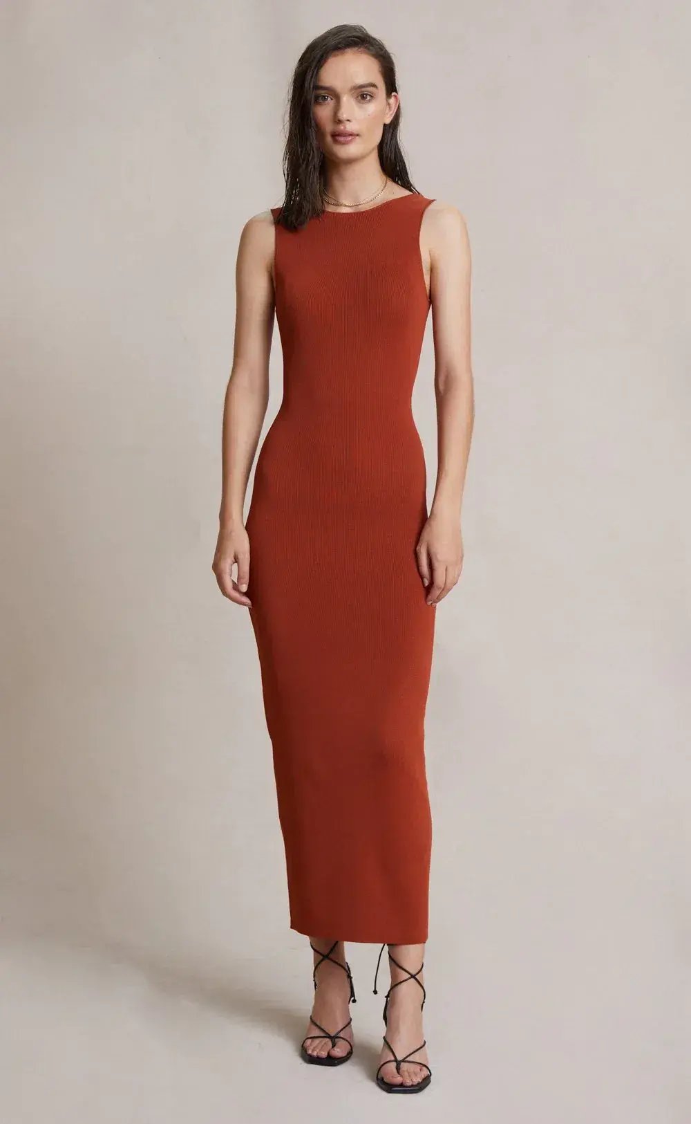 Bec & Bridge Sorbet Summer Midi Dress in Brick Size AU 6 photo 2