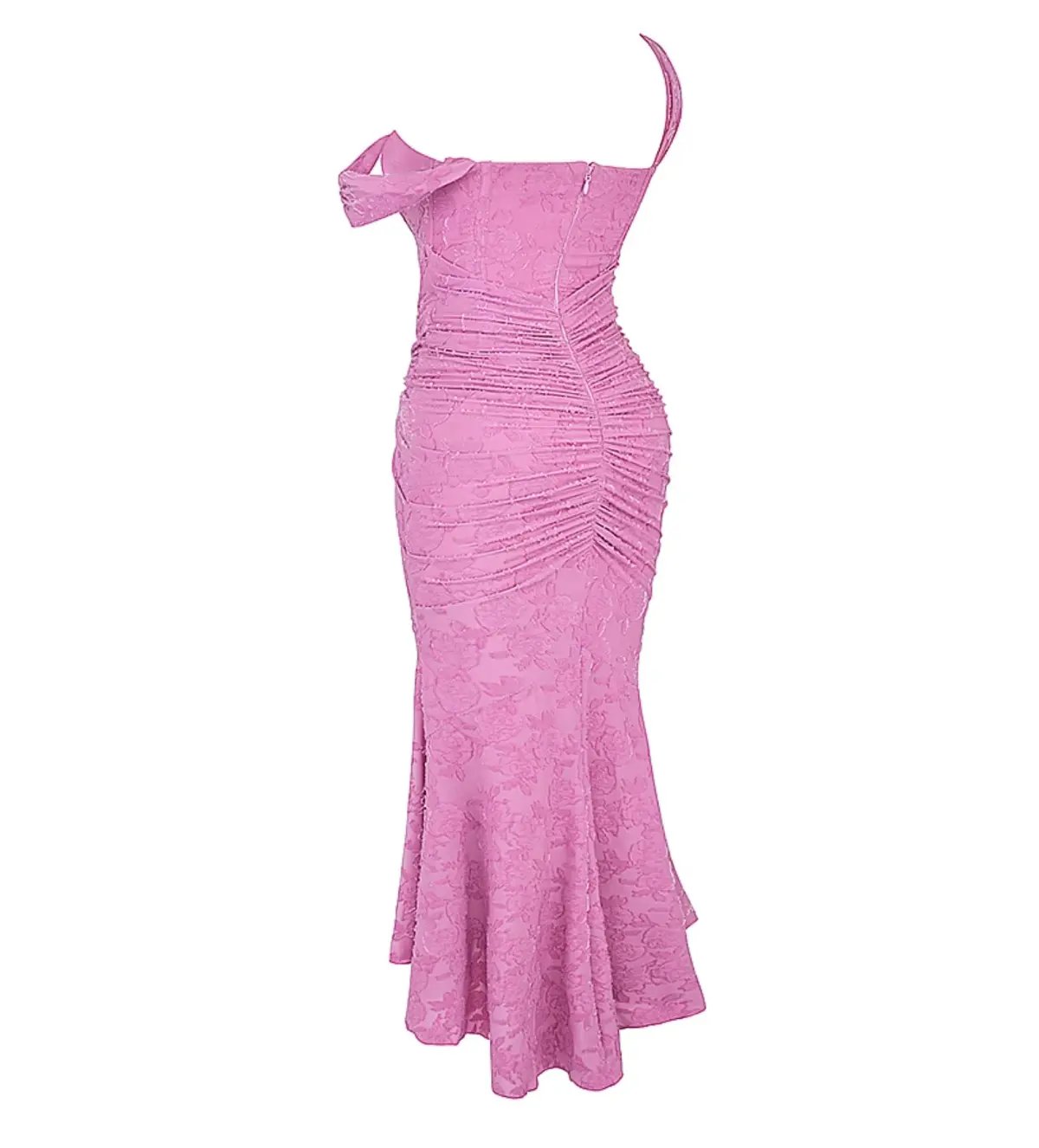 House of CB Cesca Maxi Dress Rose Pink Floral Size 8 photo 7