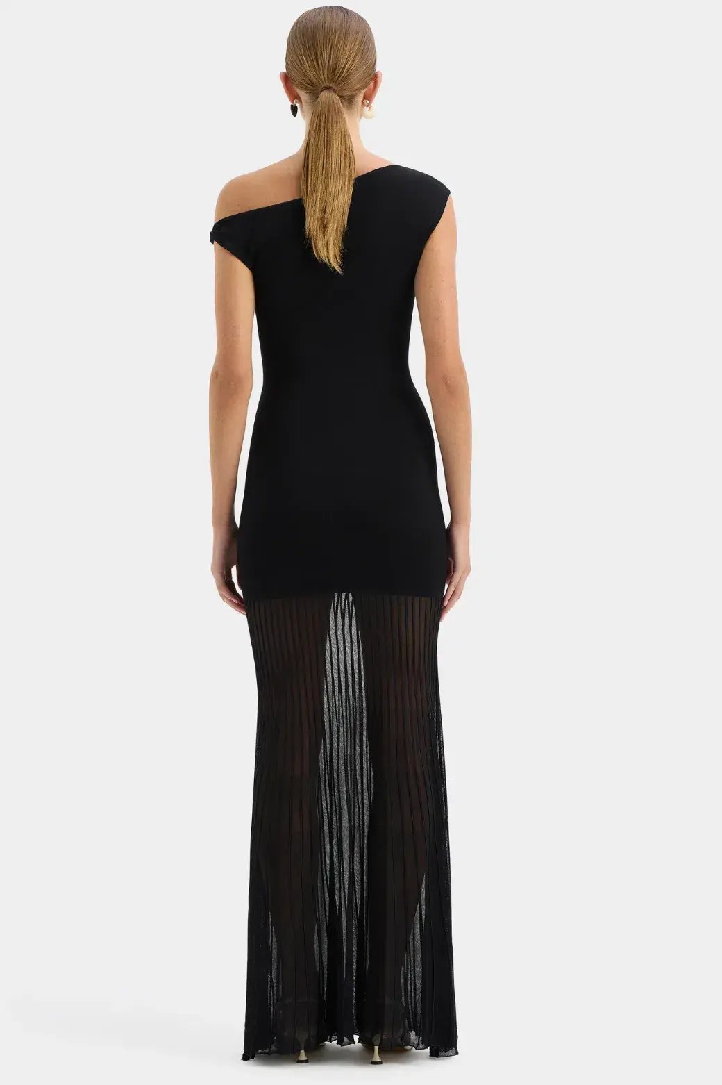 Sir The Label Indigo Twist Dress Black Size 6 photo 3