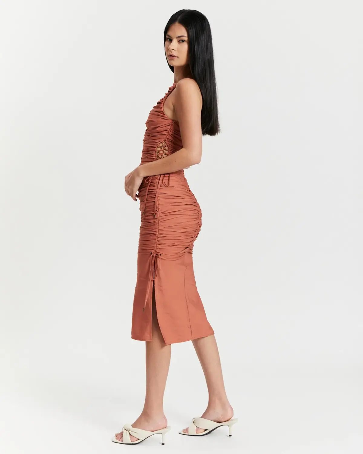 Rachel Gilbert Bailey Dress Blush Size 8 photo 5