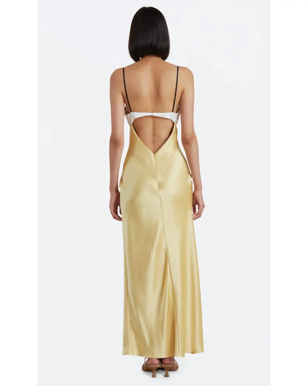 Bec & Bridge Nadia Bustier Dress Champagne/Straw Size AU 6 photo 4