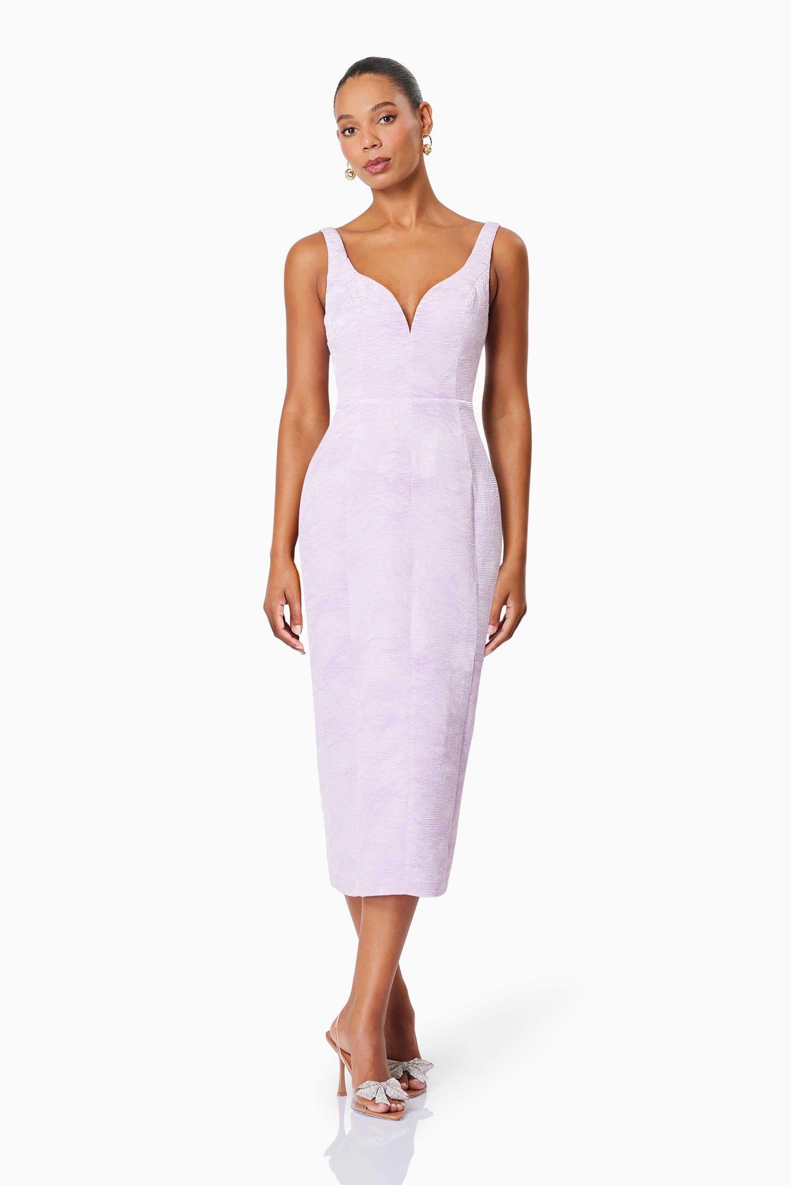 ELLIATT DASHER MIDI DRESS - LILAC photo 3