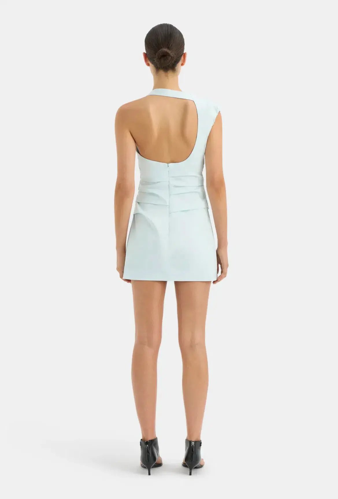 Sir the Label Azul Gathered Mini Dress in Ice Blue Size 2 / AU 10 photo 2