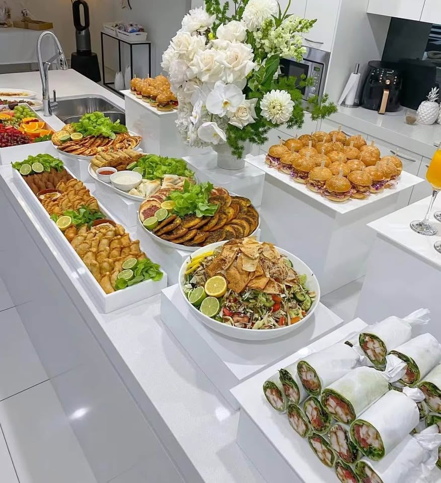 Event Hire - White Acrylic Food Risers/ Display photo 2