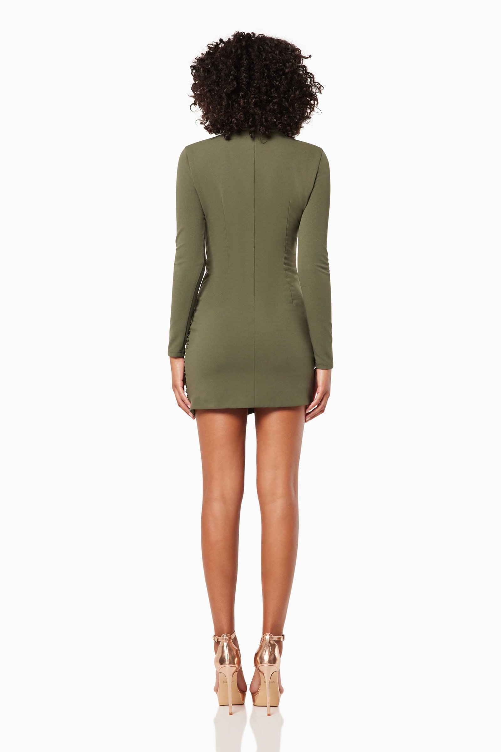 ELLIATT ENTERTAIN DRESS - OLIVE photo 6