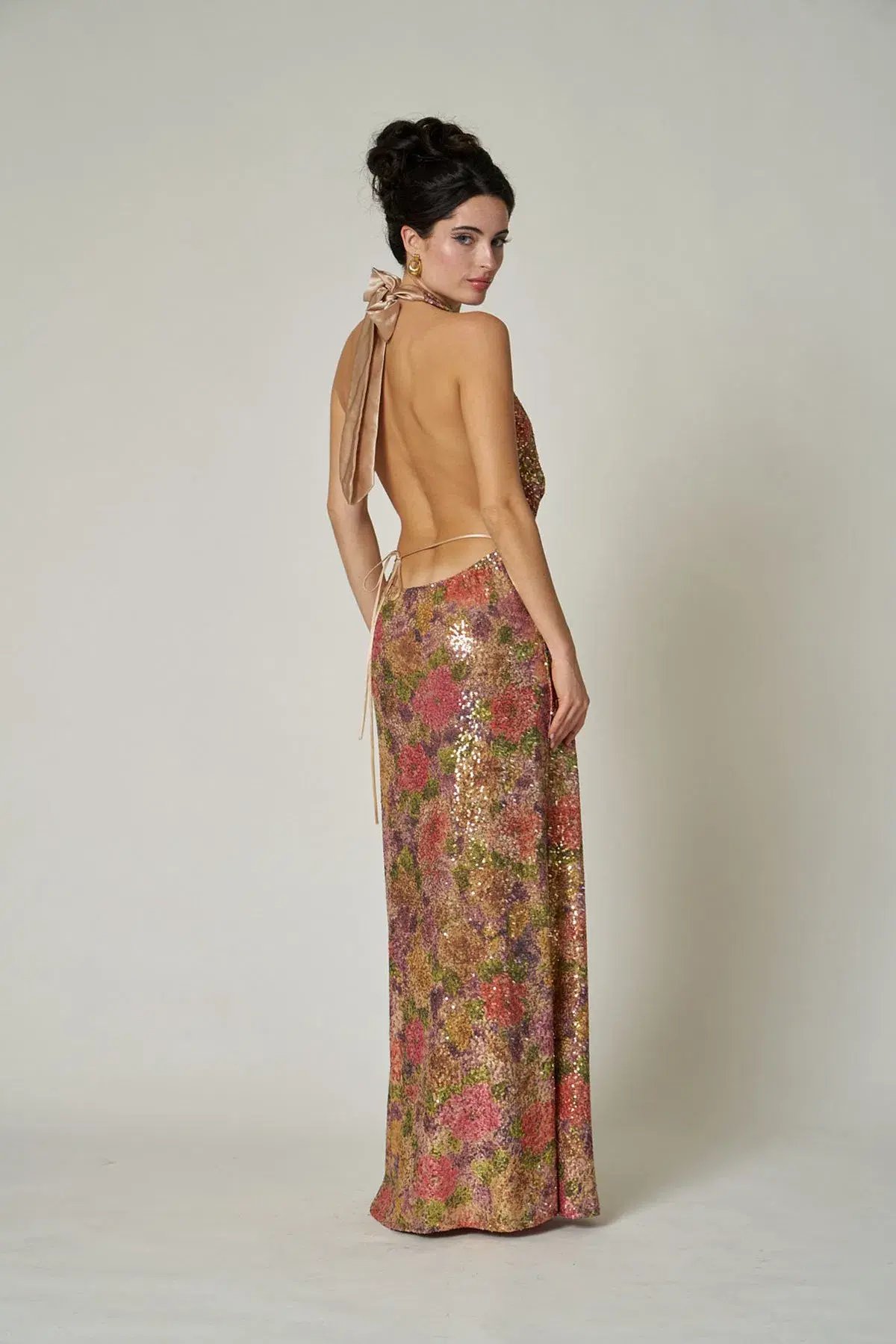 Fait Par Fouch Liana Full Length Dress in Fleur Sequin Size XXS / AU 4 photo 2