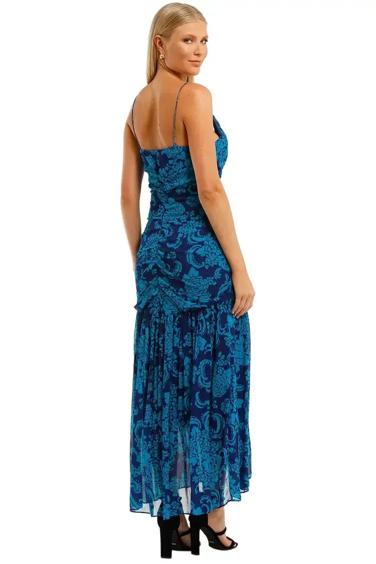 Ginger & Smart Lyrical Dress in Blue Size 8 photo 3