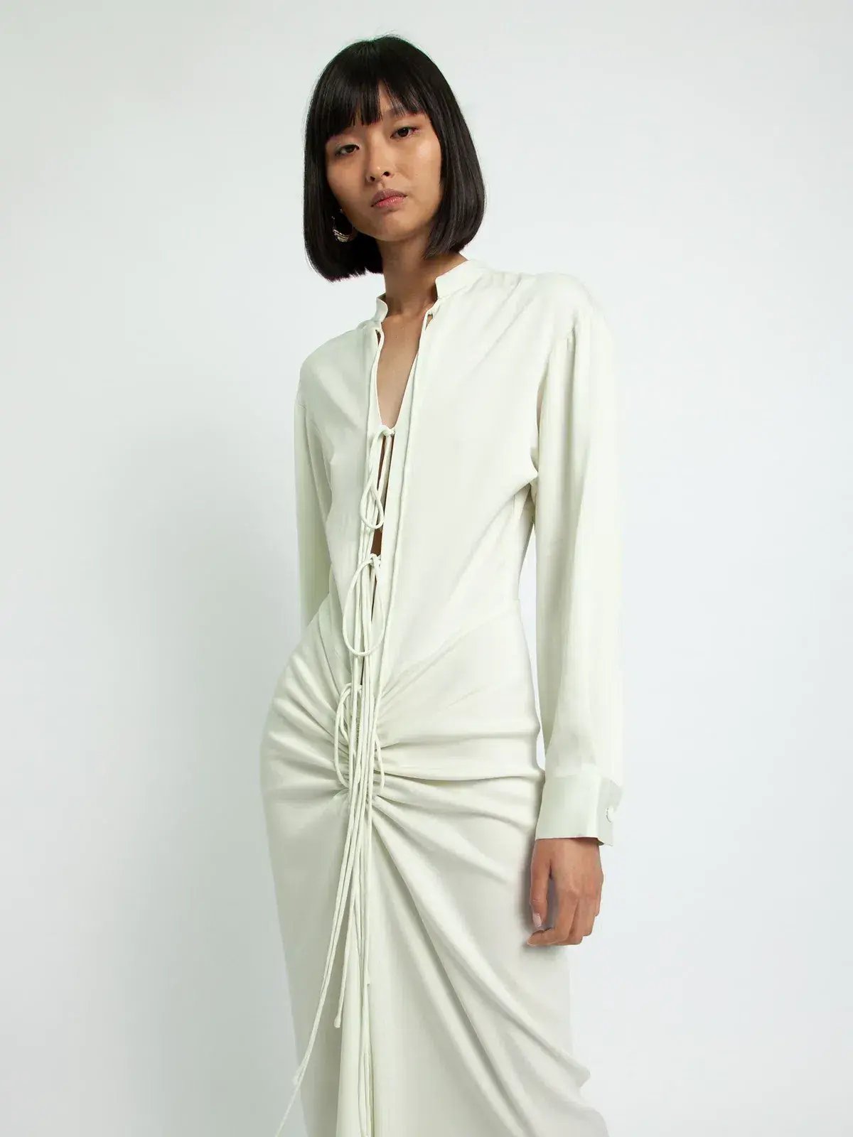 Christopher Esber Bertoia Long Sleeve Dress Mint Size 8 photo 2