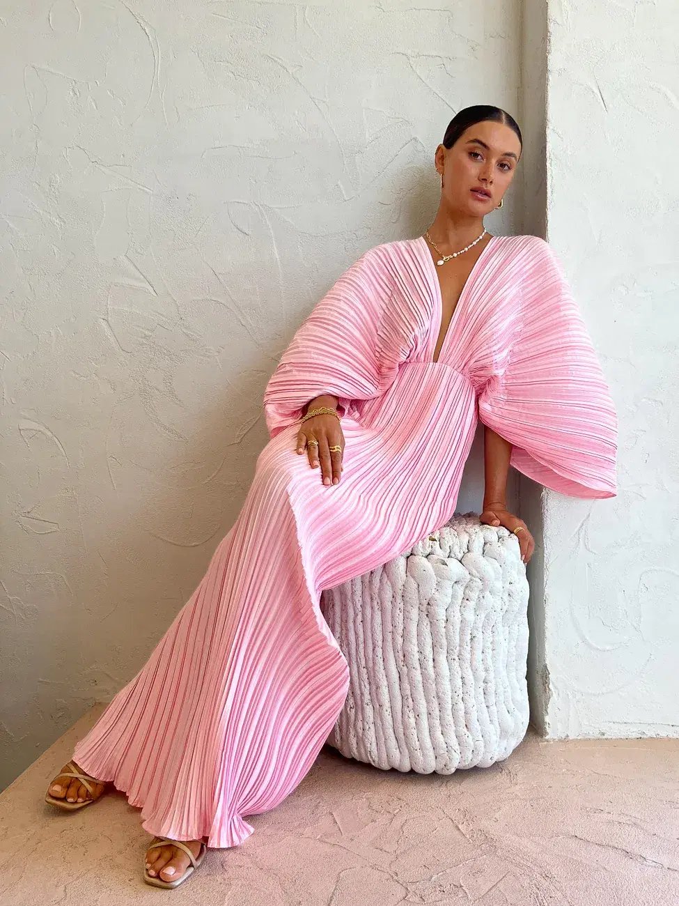 Sonya Gianna Dress In Dusty Rose Pink Size AU 10 photo 4