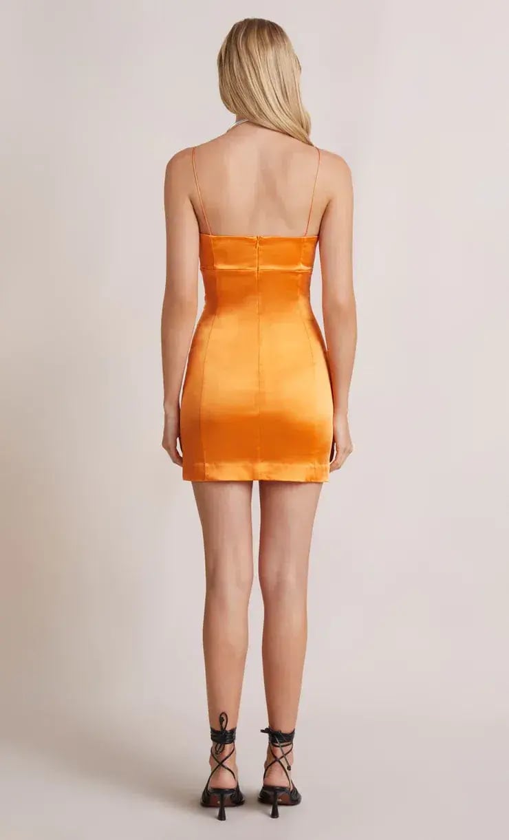 Bec & Bridge Stella Mini Dress Orange Size 8 photo 4