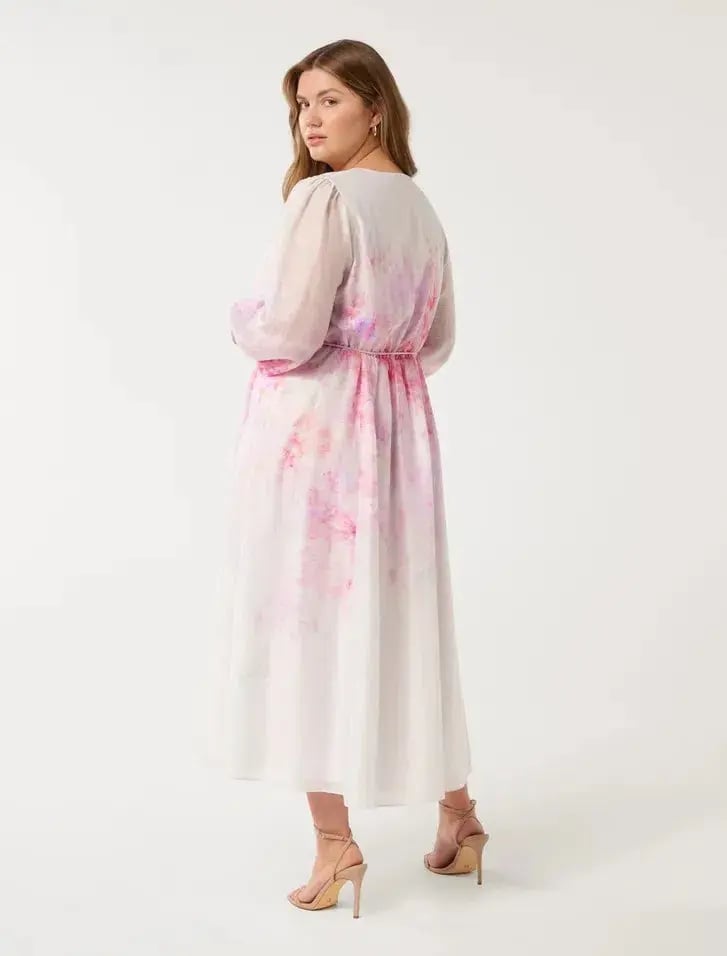 Forever New Kahlani Curve Long Sleeve Midi Dress size 16 photo 3