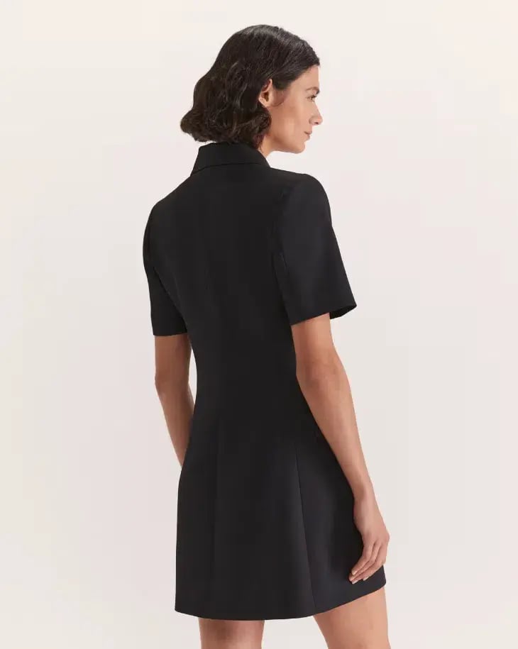 Saba Dharma Blazer Mini Dress Black Size 10 photo 3