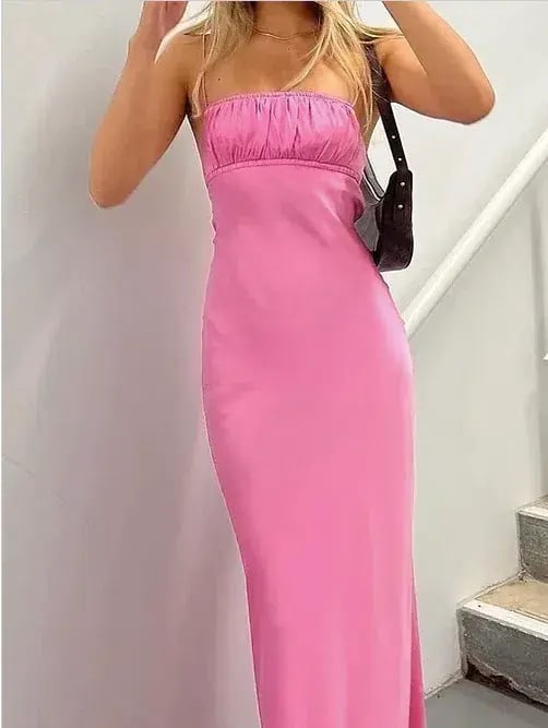 Bec & Bridge Amber Maxi Dress Candy Pink Size 8 photo 7