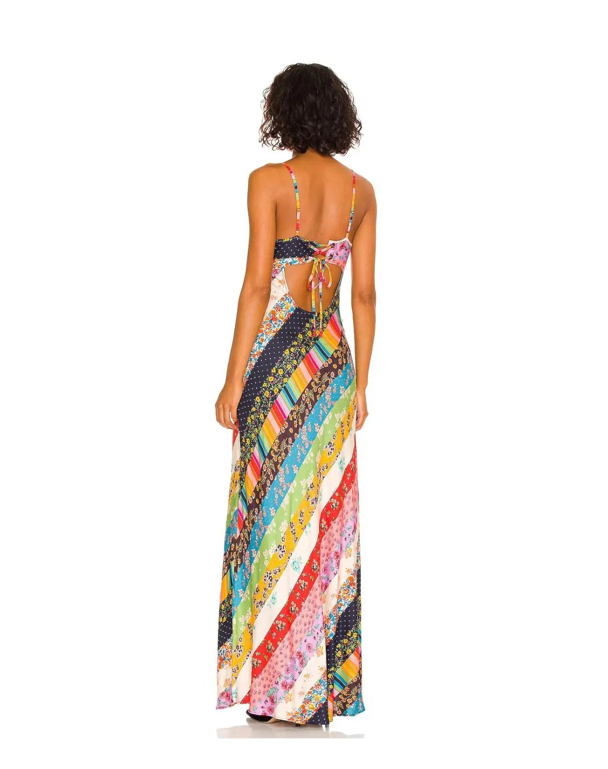 Free People Fiona Maxi Dress Multi Size 8 photo 3