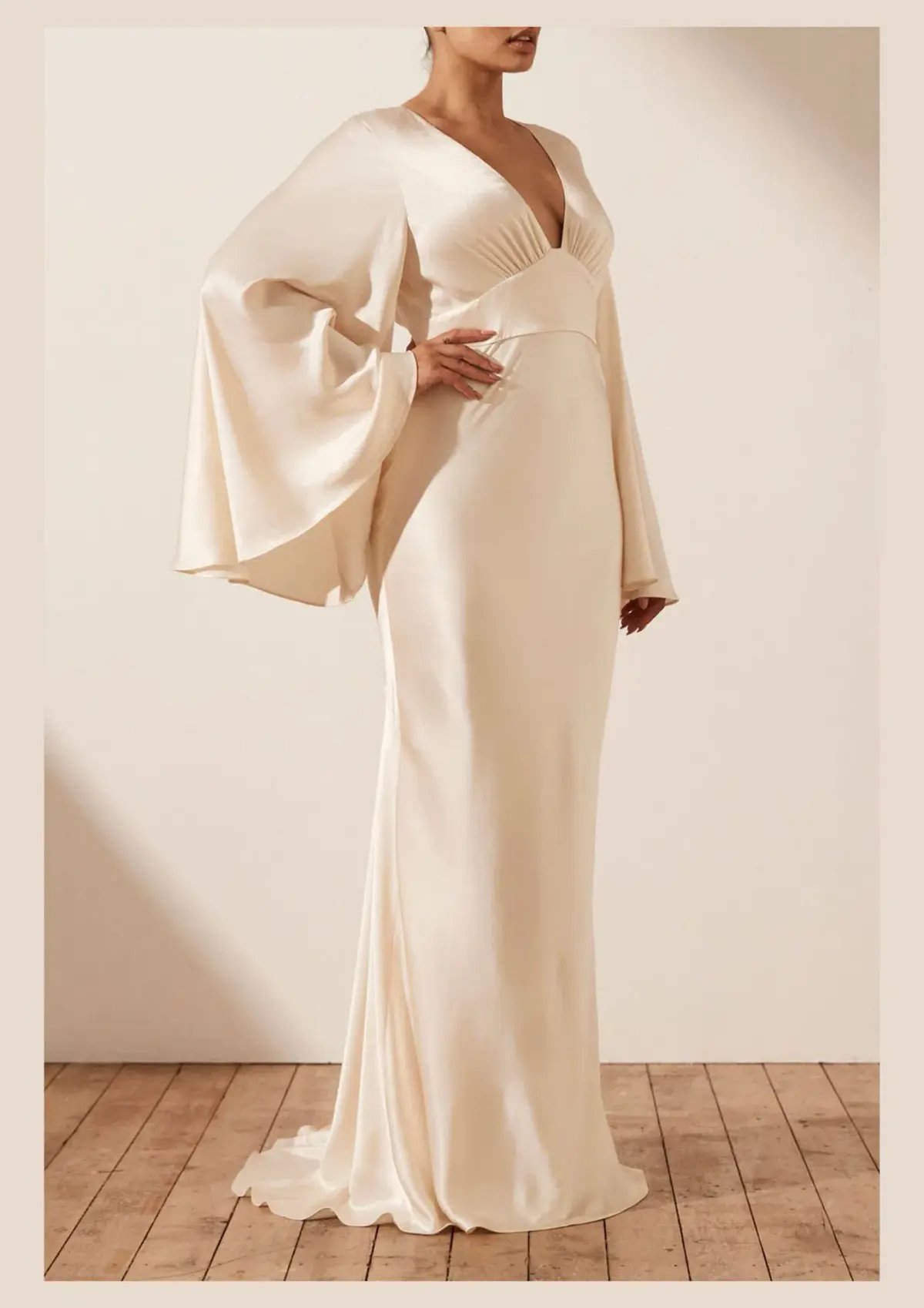 Shona Joy La Lune Backless Maxi Dress in Cream Size 12 photo 3