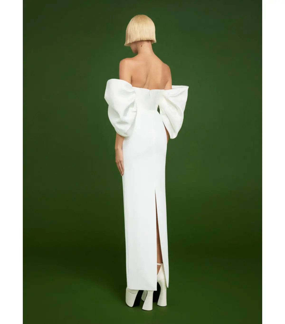 Solace London Arla Gown in Ivory Size AU 12 photo 4